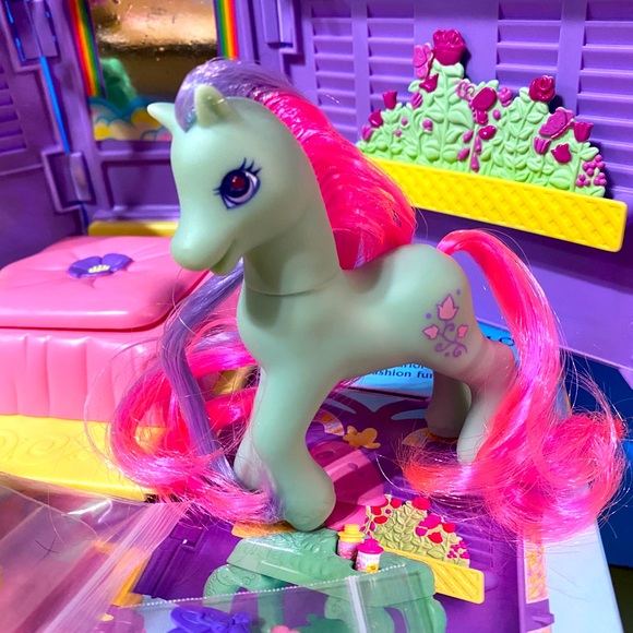 MY LITTLE PONY G2 VTG 90s MY PRETTY PARLOR SET HAIRSTYLING & FASHION… - Picture 5 of 15